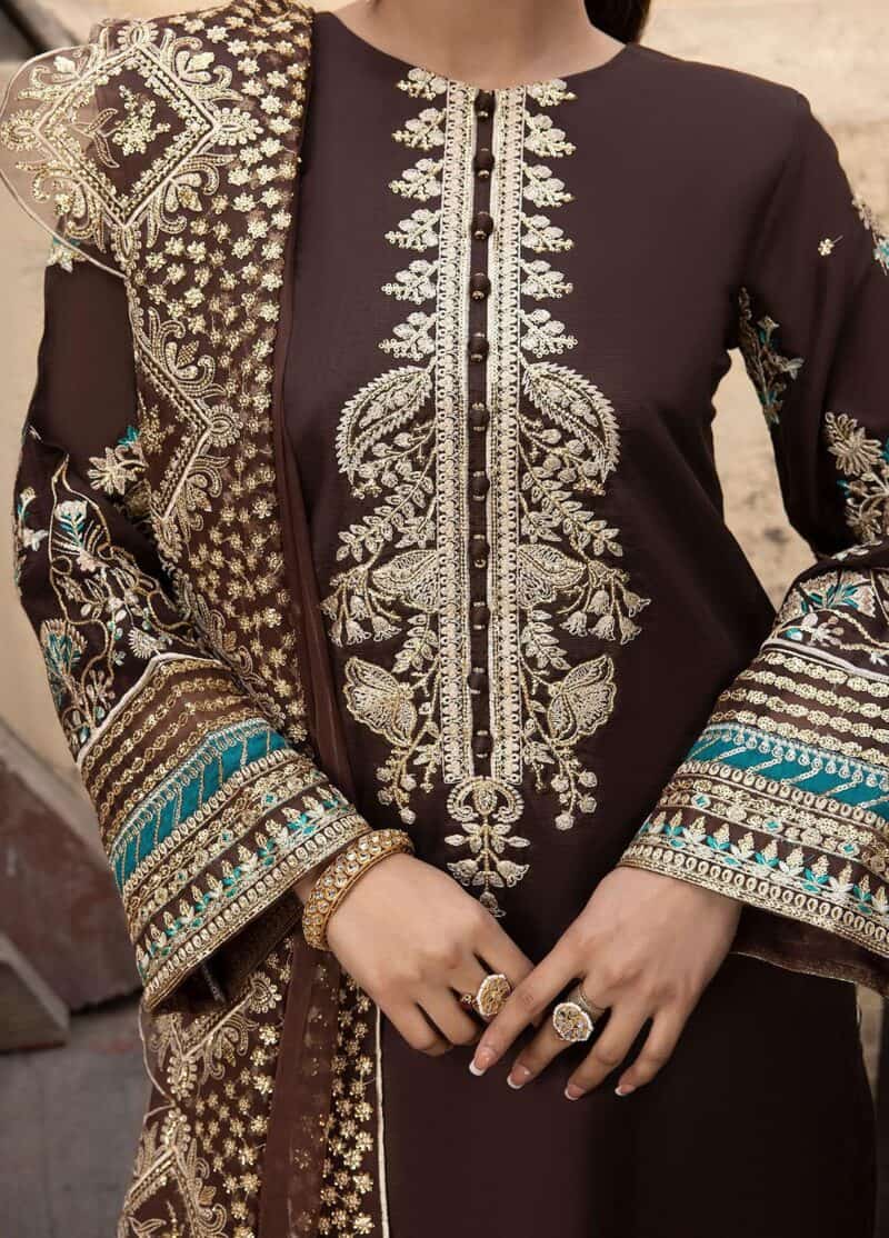 Durnaz by sahane embroidered missouri suits unstitched 3 piece | sne23dr br-1203 sonaar