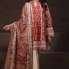 Khaadi winter collection 2017 – kl17704 red 2pc (ss-4924) - pakistani suit