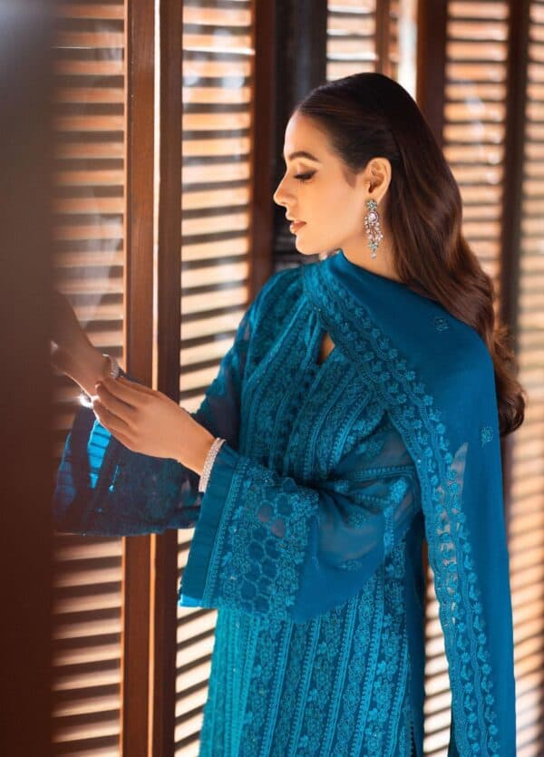 Azure luxe embroidered by ahmed patel | gilded sea