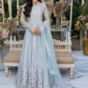 Blue color bridal dress by azure | wedding dress | muskan (ss-4972)