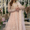 Peach color bridal dress by azure | wedding dress | tabassum (ss-4973)