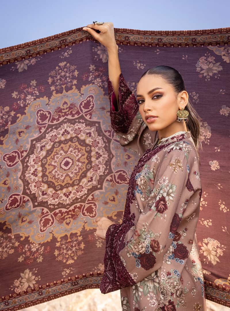 Zainab chottani winter shawl | 2024 | aks