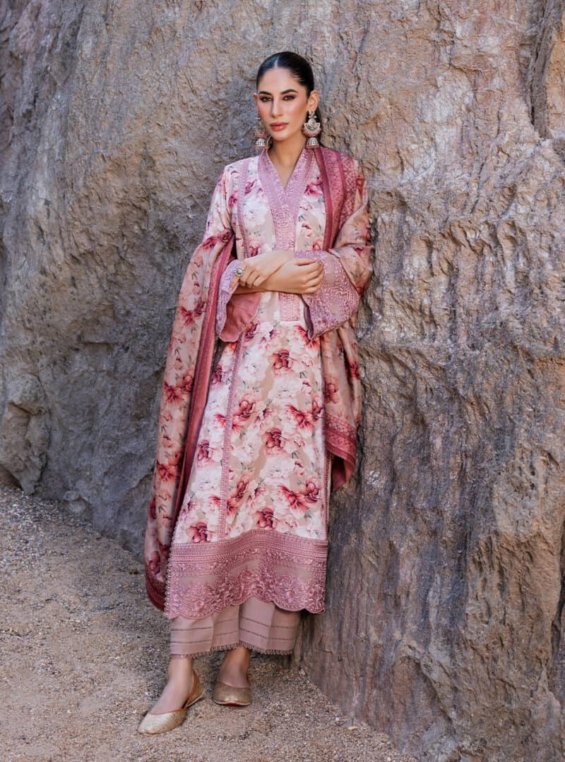 Zainab chottani winter shawl | 2024 | shyra