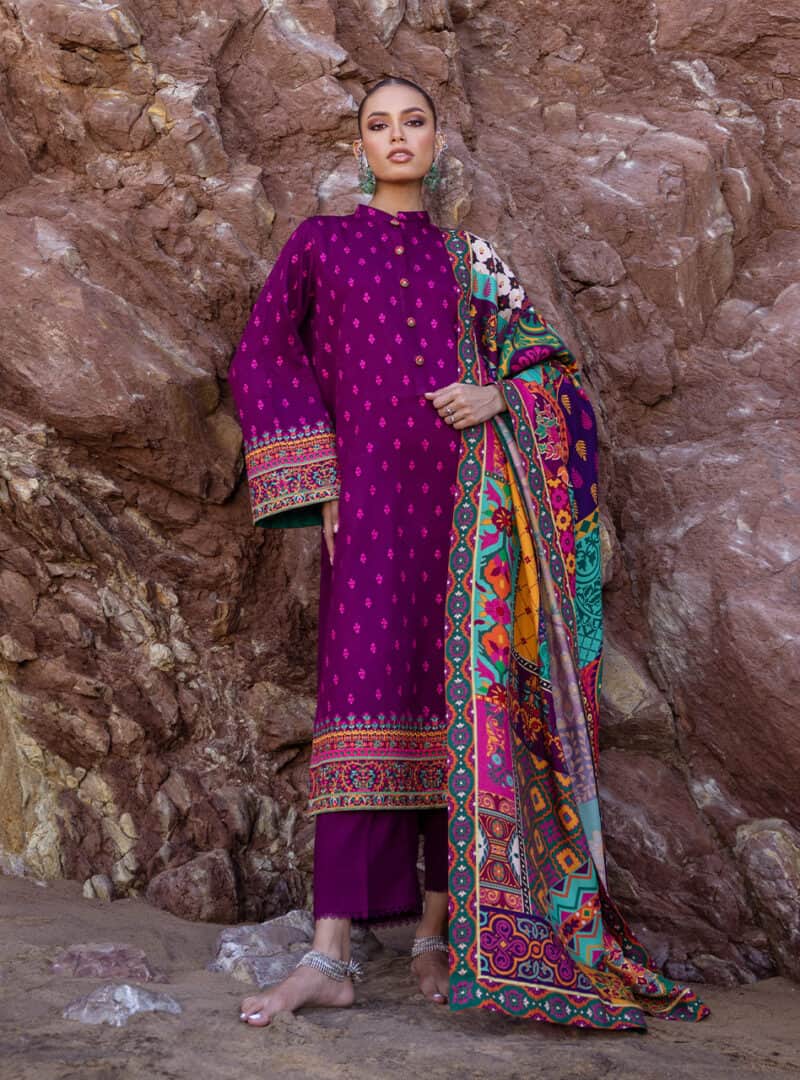 Zainab chottani winter shawl | 2024 | gul