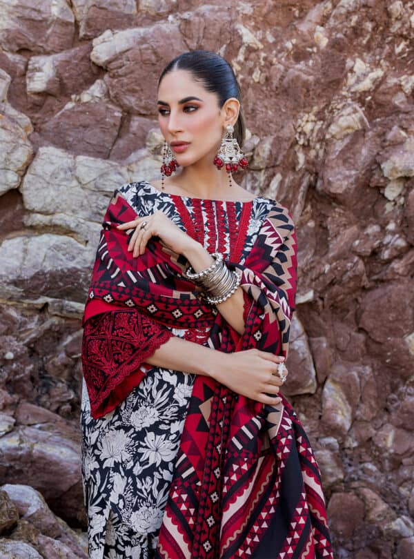 Zainab chottani winter shawl | 2024 | asna