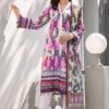 Colors digital printed with fancy lawn dupatta 2024 by alzohaib | cfd-24-06