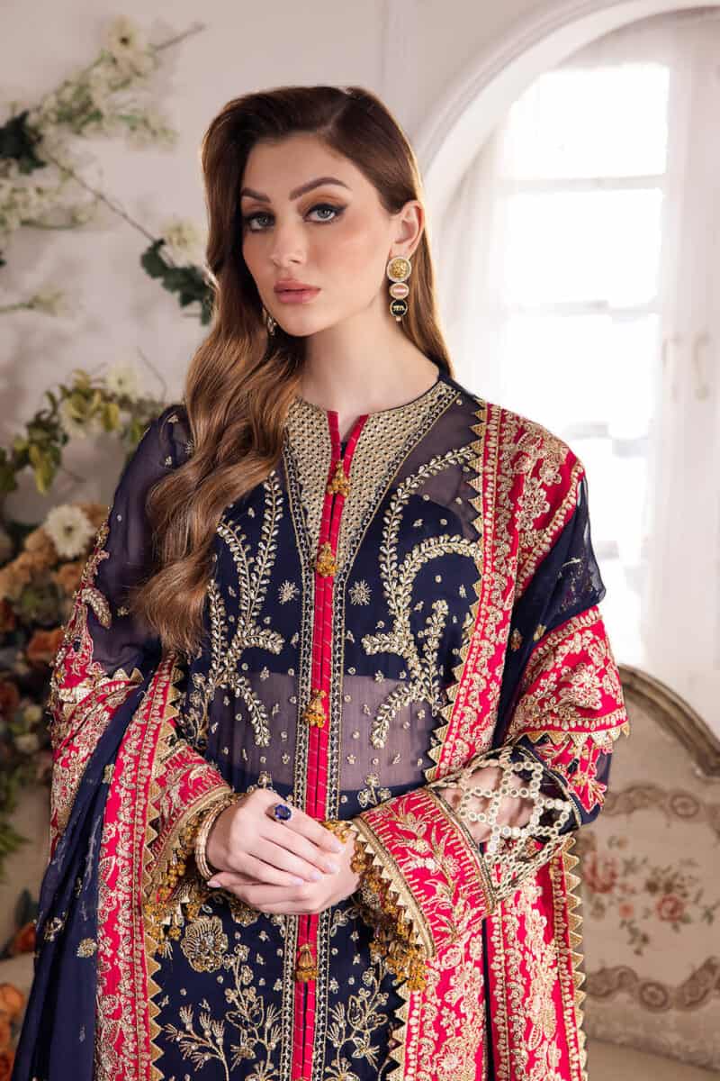 Saad shaikh panache luxury chiffon salwar suit | zofiya