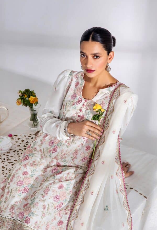 Gull embroidered lawn by adans libas | gull 5248