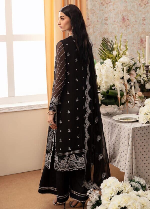 Ayzel by afrozeh embroidered chiffon 2024 | adk-v1-06
