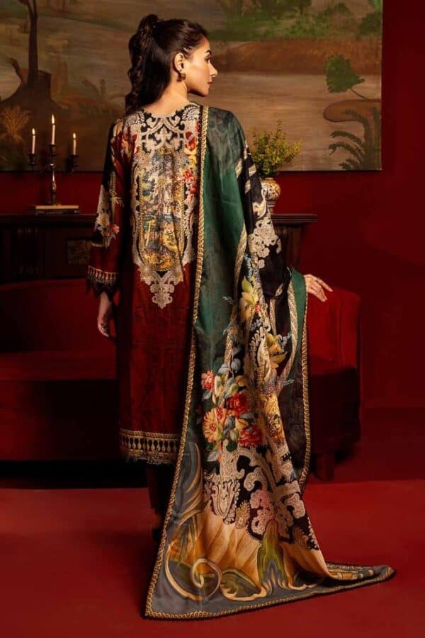 Gul ahmed red lawn 2024 | valentine's special | cl42176