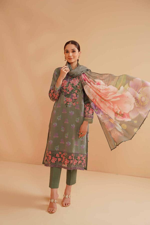 Nishat printed suit - 42301458 (ss-5099)