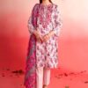 Geometric patterns with floral style shirt with dupatta and trousers - nishat summer lawn vol 1 2024 | 42401127