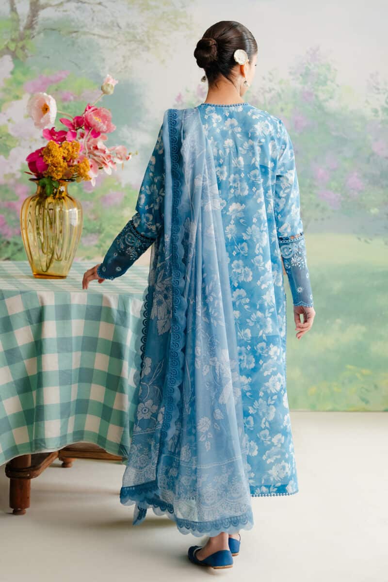Afrozeh the floral charm embroidered lawn | 24-v1-08