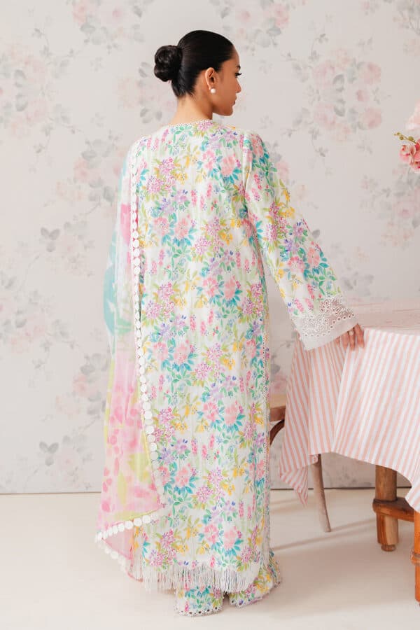 Afrozeh the floral charm embroidered lawn | 24-v1-03