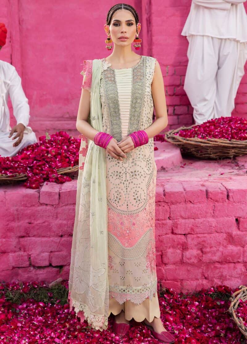 Mela by nureh embroidered lawn | nds-104