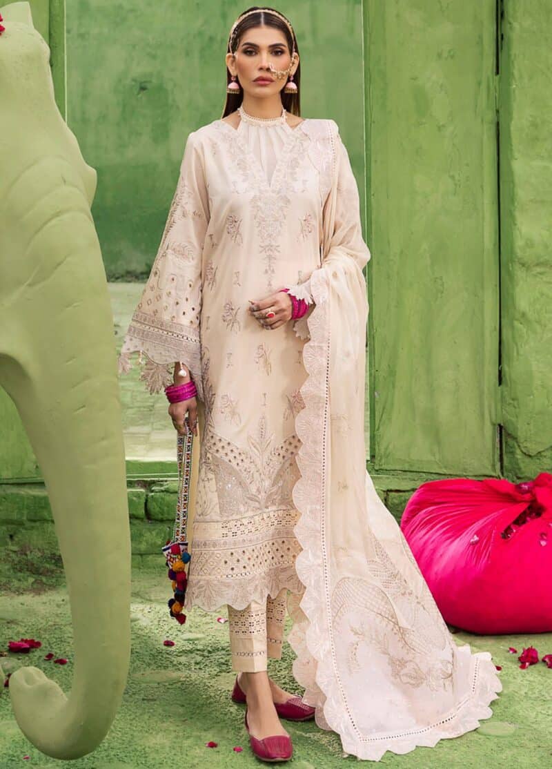 Mela by nureh embroidered lawn | nds-104
