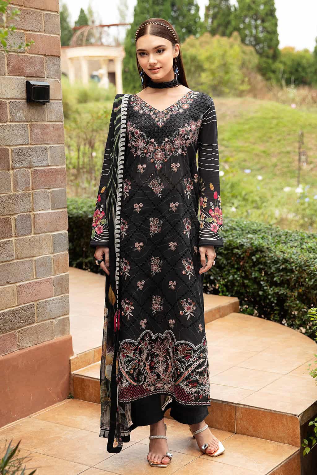 Ramsha riwayat embroidered lawn collection 2024| y-903