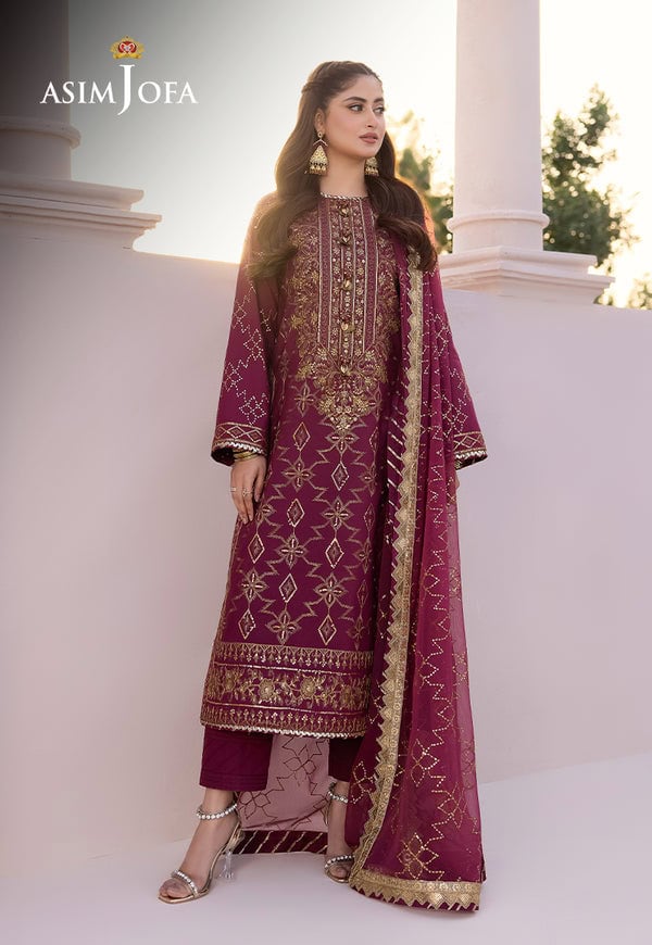 Dhanak rang embroidered collection '24 by asim jofa | ajcf-05