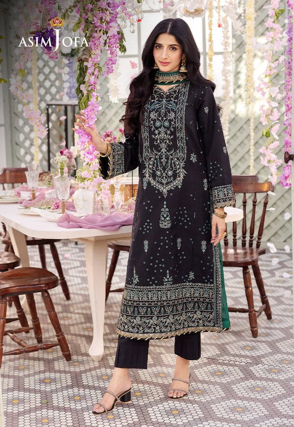 Dhanak rang embroidered collection '24 by asim jofa | ajcf-21