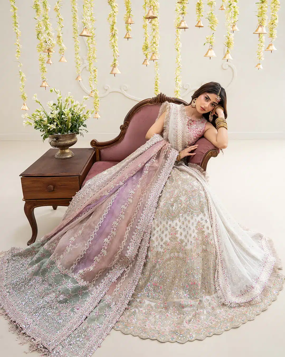 Sajal aly in faiza saqlain lehenga– detail view 3 Sajal Aly in Faiza Saqlain Lehenga– detail view 3