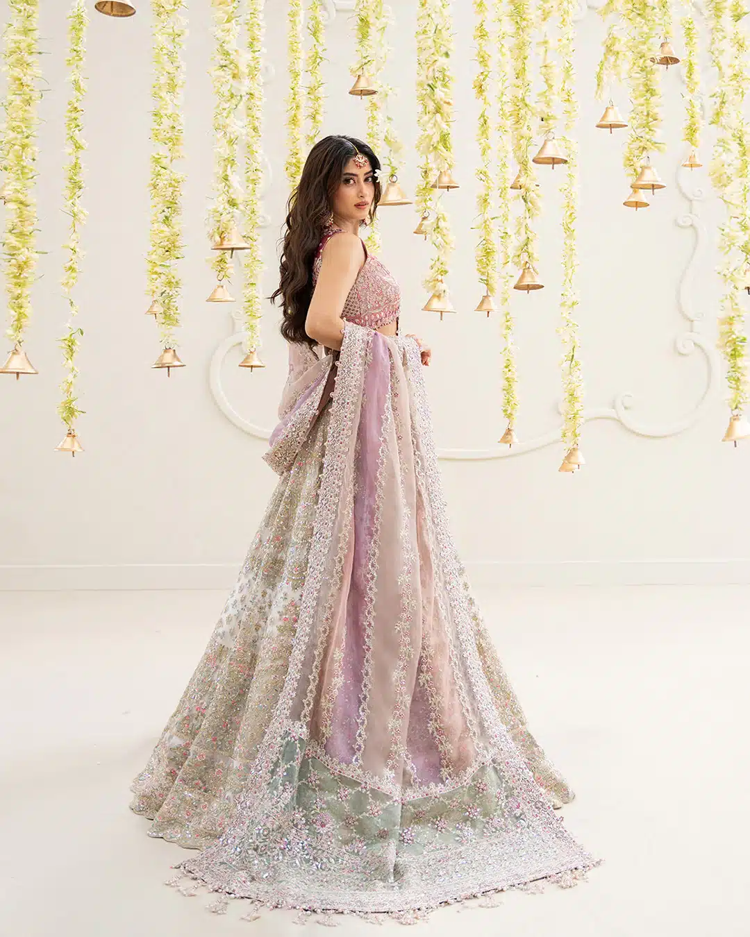 Sajal aly in faiza saqlain lehenga– alternate view Sajal Aly in Faiza Saqlain Lehenga– alternate view