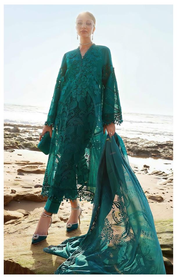 Maria. B luxury eid festive lawn – d-05 MARIA.B Luxury Eid Festive Lawn – D-05