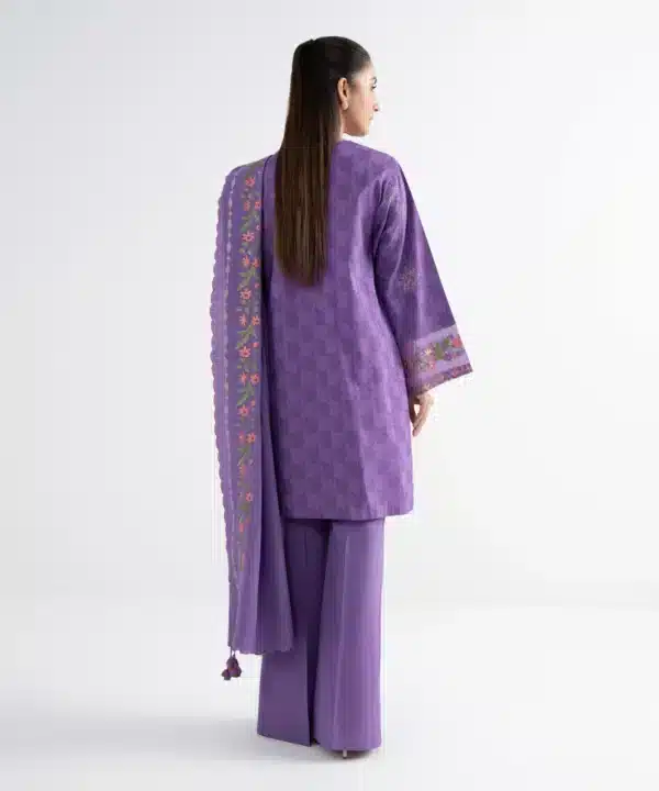 Sapphire winter '|| embroidered cotton jacquard suit|| purple– sapphire winter '25|| embroidered cotton Sapphire Winter '|| Embroidered Cotton Jacquard Suit|| Purple– Sapphire Winter '25|| Embroidered Cotton
