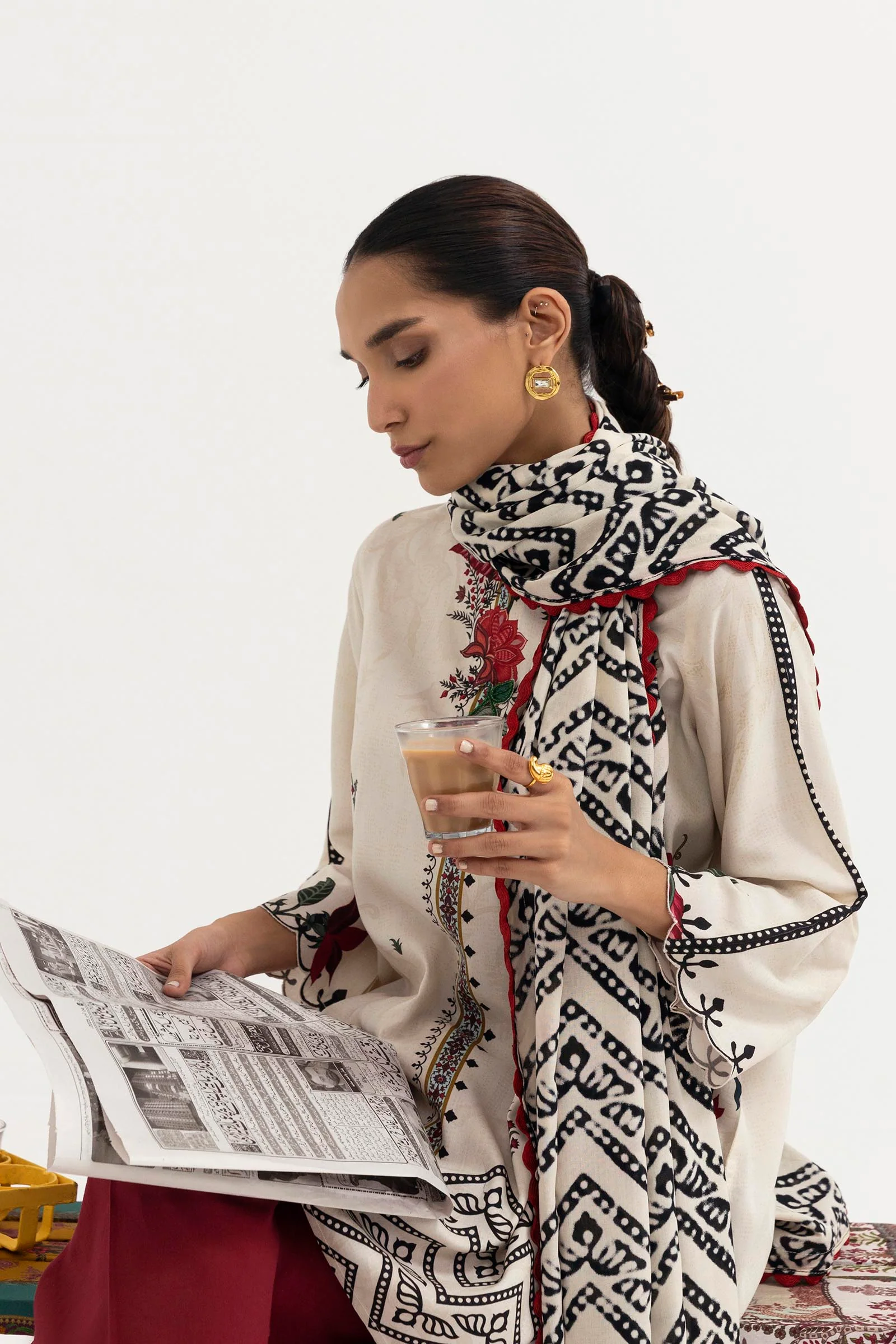 Sana safinaz mahay winter '|| linen suit– h255-004a-3cy 4 Sana Safinaz Mahay Winter '|| Linen Suit– H255-004A-3CY 4