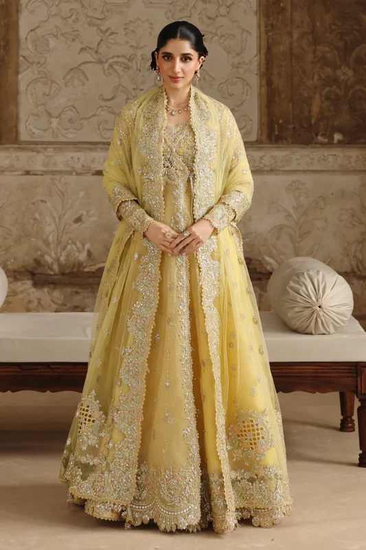 Qalamkar Shadmani Wedding Formals || RH-06 HOOR
