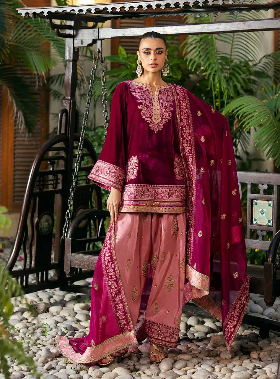 Zainab chottani velvet unstitched winter|| rubi Zainab Chottani Velvet Unstitched Winter|| Rubi