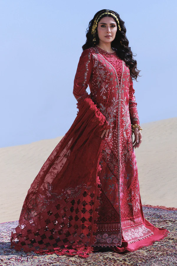 Aman lawn by nureh 2026| kiraz ne-230– detail view 3 Aman Lawn by Nureh 2026| Kiraz NE-230– detail view 3