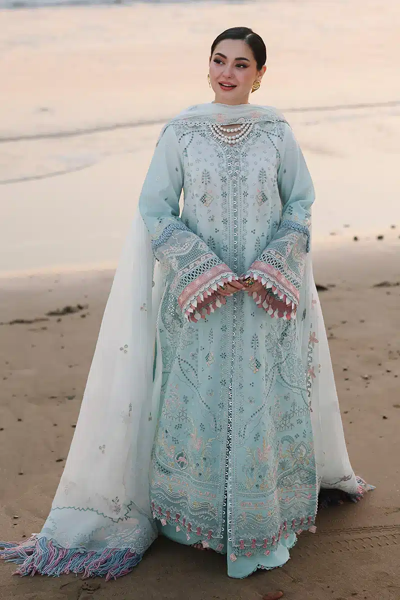Sahil luxury lawn '26 by qalamkar|| sa-05 ayra Sahil Luxury Lawn '26 by Qalamkar|| SA-05 AYRA