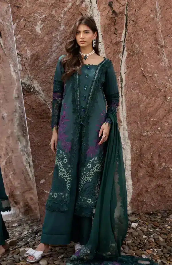 Mahiymaan Luxury Lawn 2026 by Al Zohaib| MLL-26-09 Mahiymaan Luxury Lawn 2026 by Al Zohaib| MLL-26-09