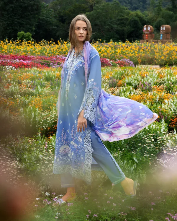 The Secret Garden Mushq Hemline 2026 | Azure Bloom - Image 4