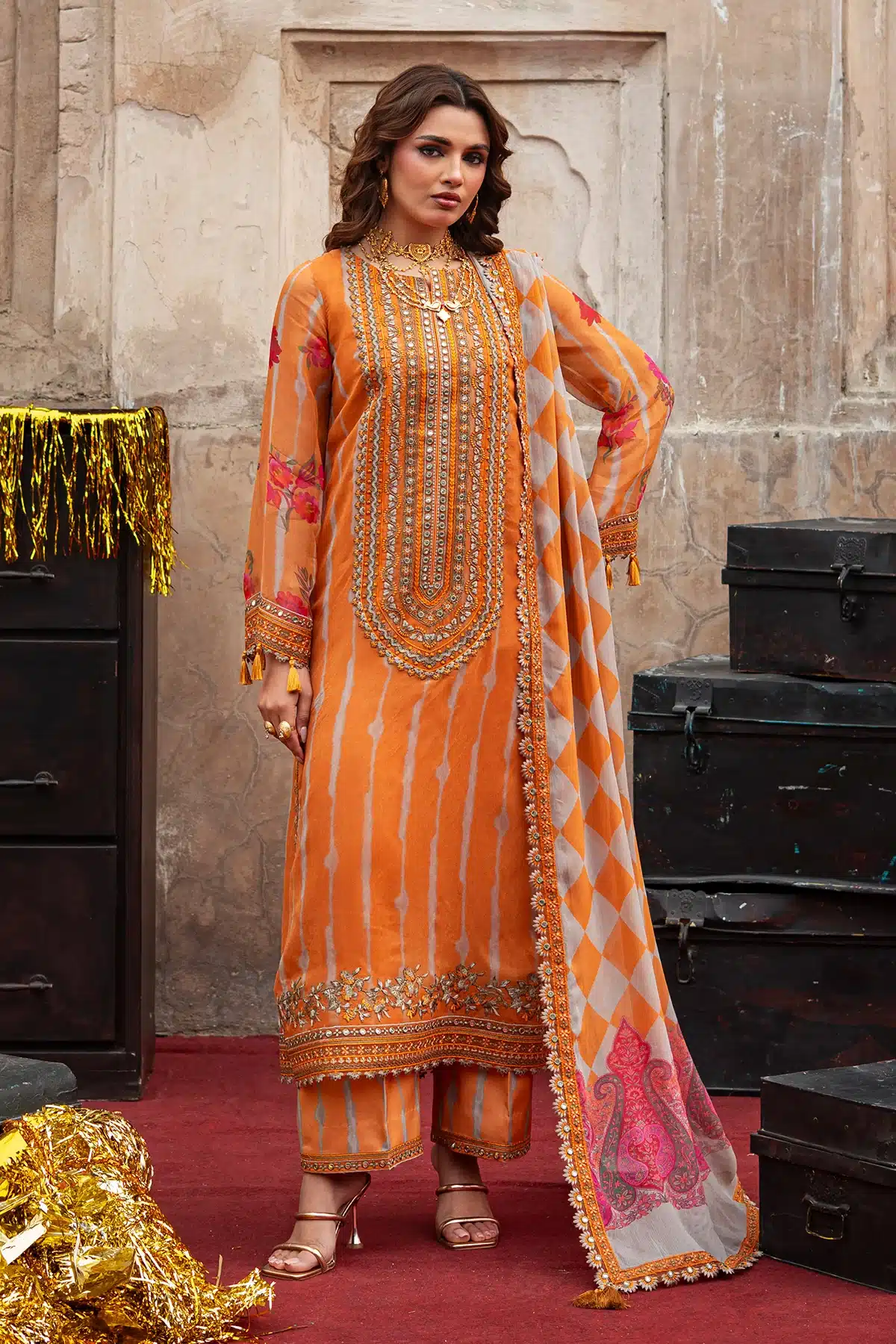 Vasal vol-01 2026 luxury chiffon by charizma| vsl6-08 Vasal Vol-01 2026 Luxury Chiffon by Charizma| VSL6-08