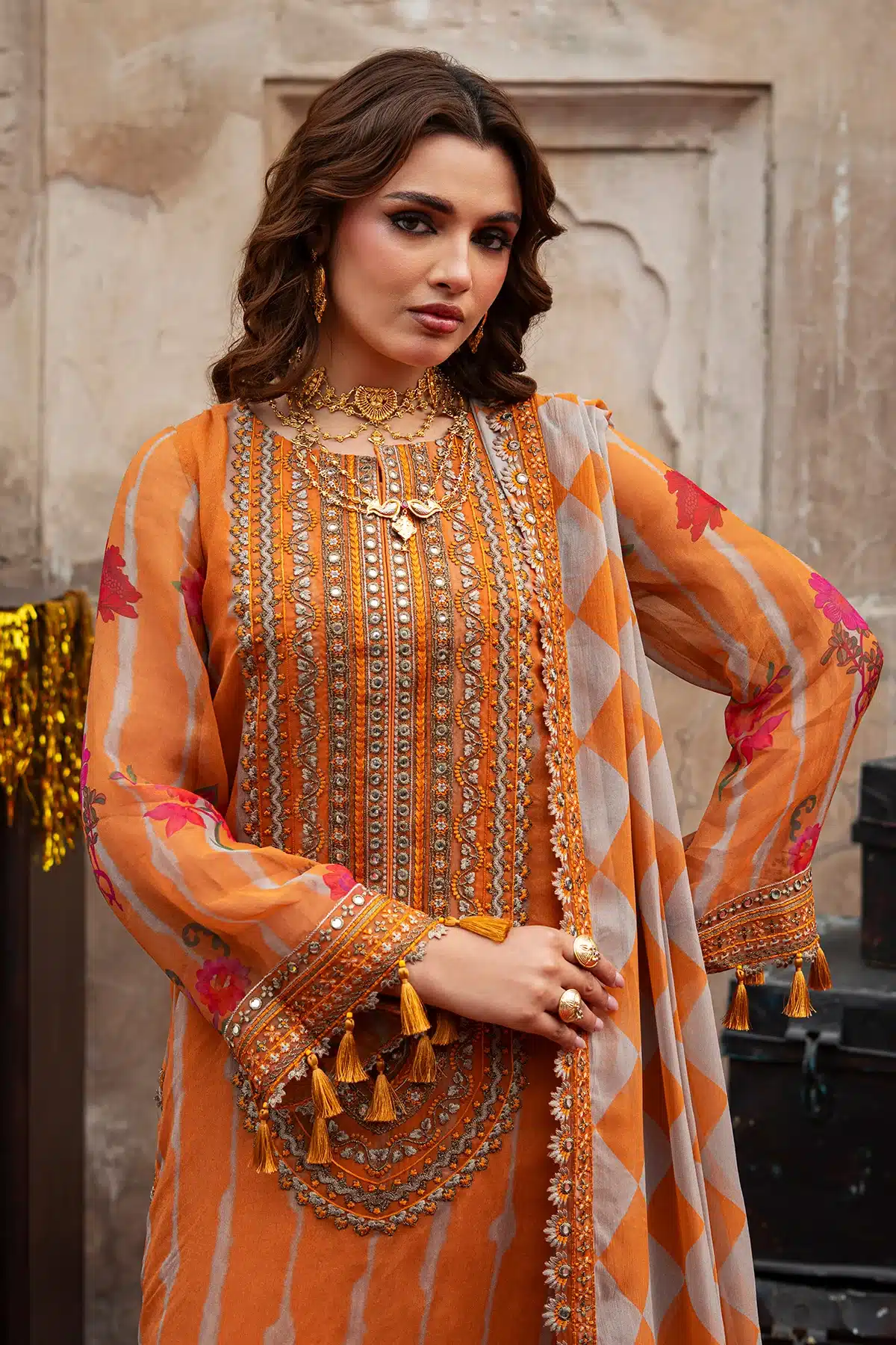 Vasal vol-01 2026 luxury chiffon by charizma| vsl6-08– detail view 4 Vasal Vol-01 2026 Luxury Chiffon by Charizma| VSL6-08– detail view 4