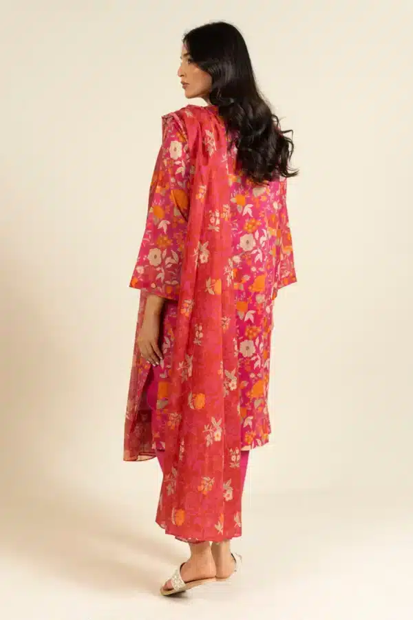 AlKaram Spring Summer 2026 Lawn|| EFL-15-3P25-Hot Pink– EFL-15-3P25-Hot Pink-4