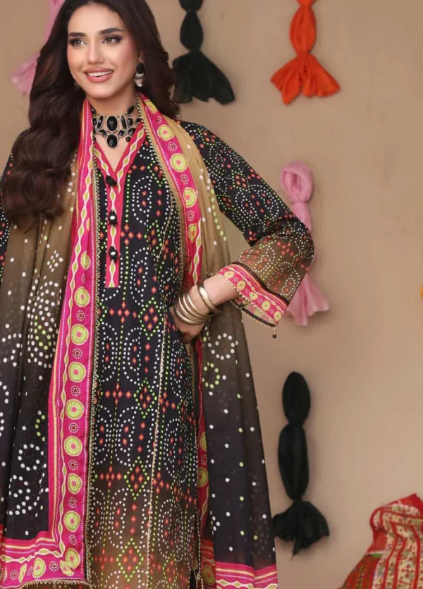 Heritage series by al zohaib printed chunri lawn || az26uch d-2 - pakistani suit - image 13 Heritage Series by AL Zohaib Printed Chunri Lawn || AZ26UCH D-2 - Image 5