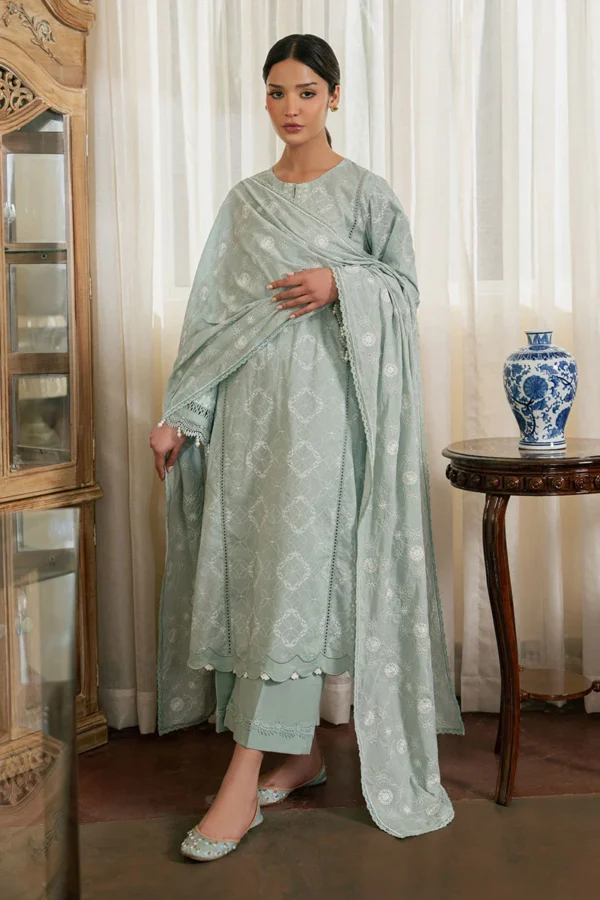 Cross Stitch Mahiri Lawn 2026|| SAGE REVERIE