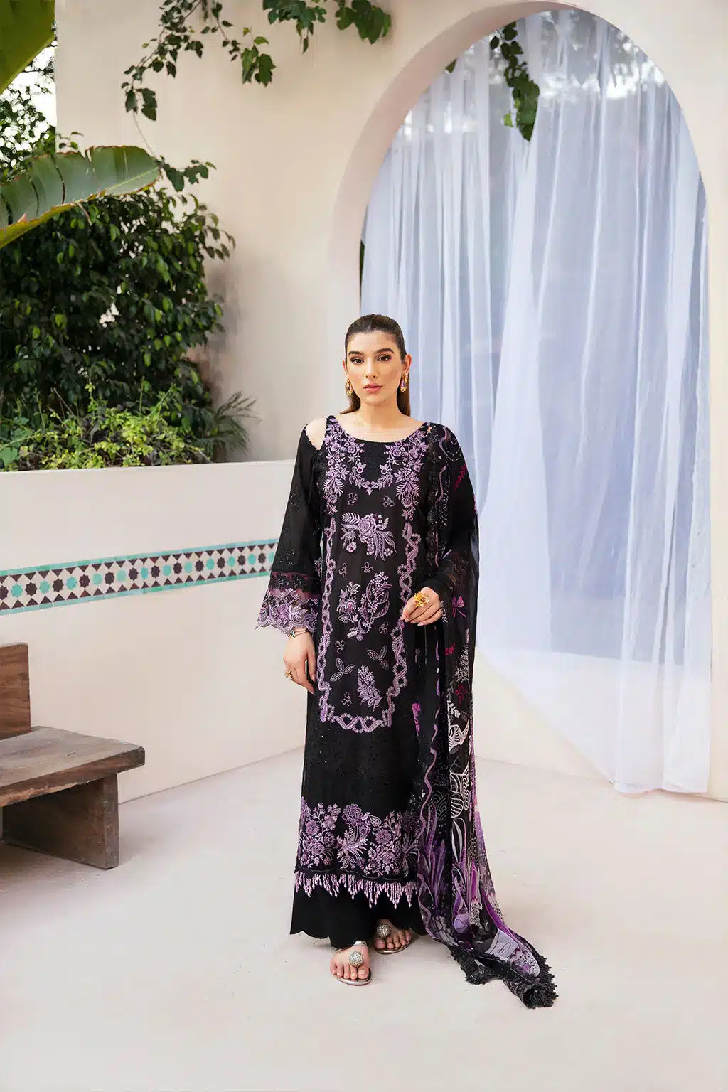 Andaaz lawn 2026 by ramsha|| z-1001 Andaaz Lawn 2026 by Ramsha|| Z-1001