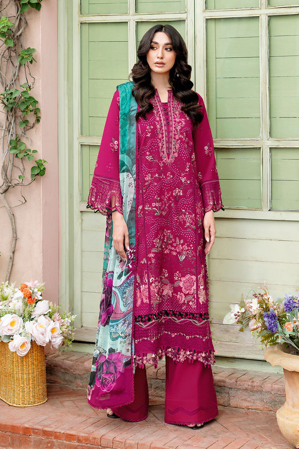 Andaaz lawn 2026 by ramsha|| z-1205 Andaaz Lawn 2026 by Ramsha|| Z-1205