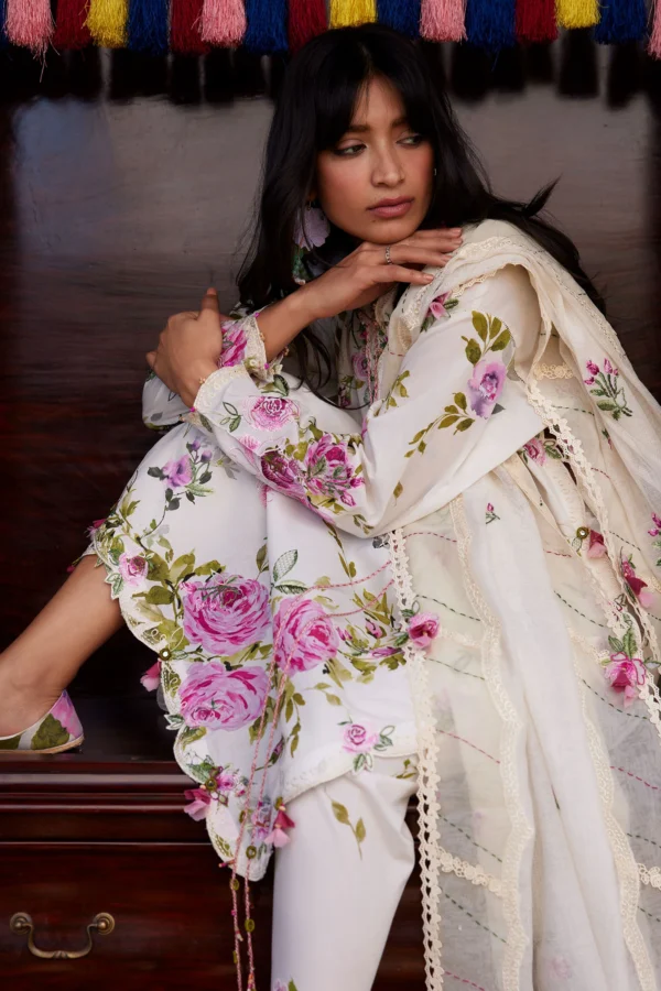 Zaha Summer Lawn Collection 2026 || ZL26-11 B - Image 5