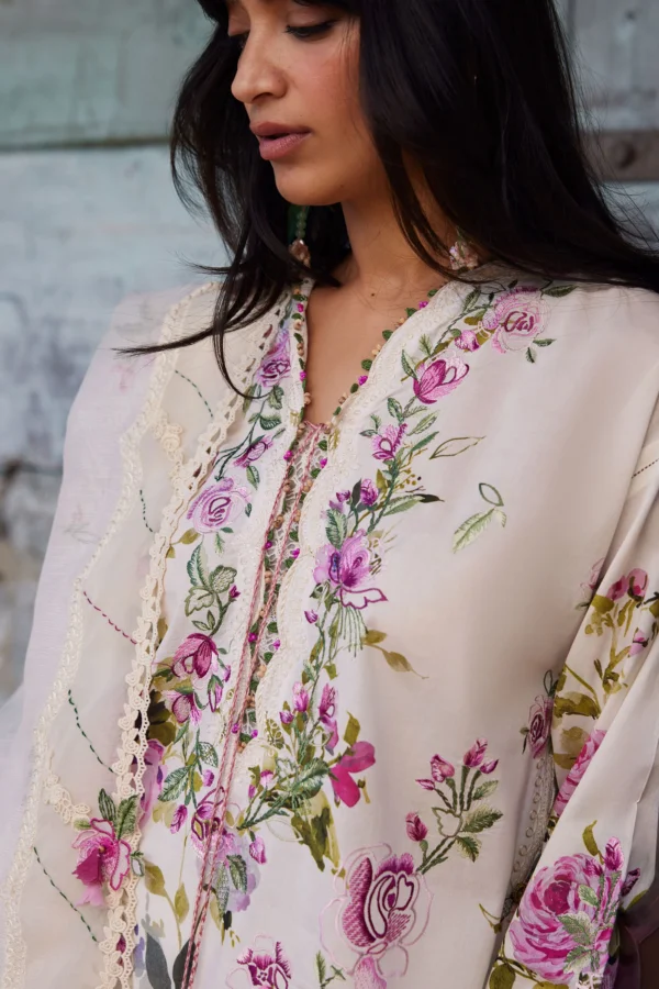 Zaha Summer Lawn Collection 2026 || ZL26-11 B - Image 4