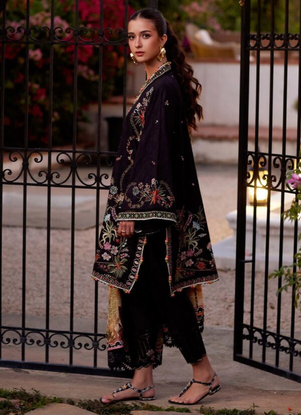 Farah Talib Aziz Luxury Lawn 2026| Blanca Black– 0028323 blanca-black