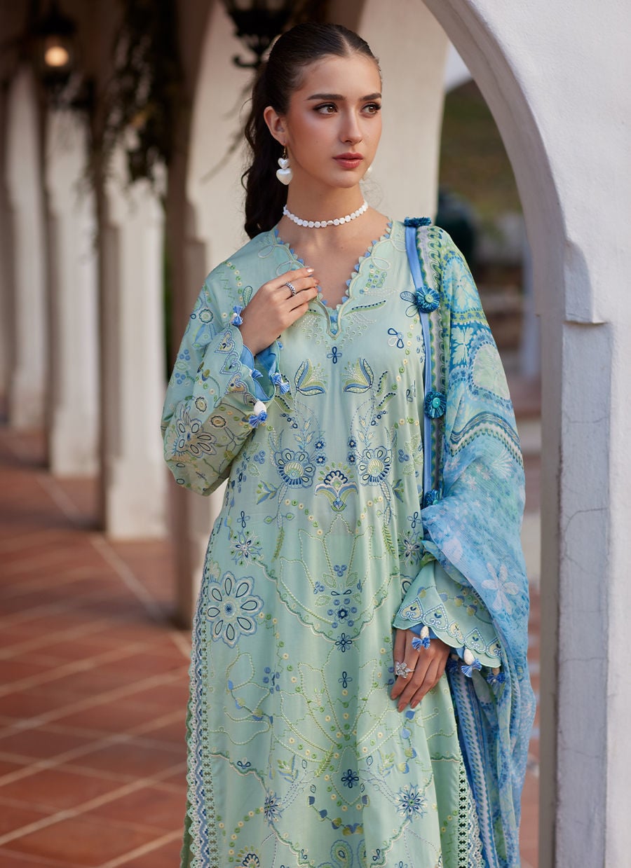 Farah Talib Aziz Luxury Lawn 2026 | Marcia Mint | Buy Online India