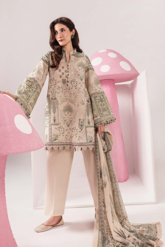 Maria B M Basics Unstitched Spring Summer 2026 || MB-CUSV13-11A