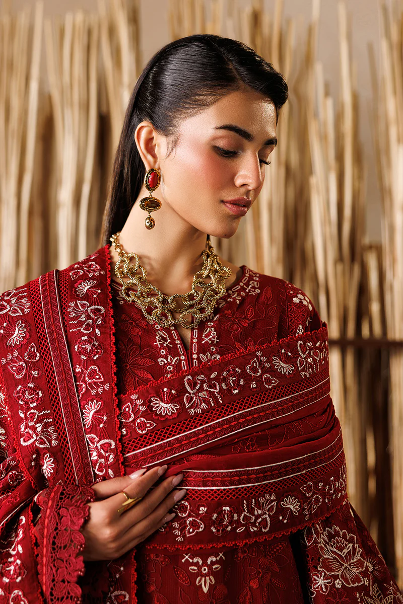 Baroque eid lawn 2026|| el26-d05– detail view 4 Baroque Eid Lawn 2026|| EL26-D05– detail view 4