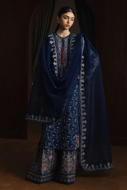 Zara Shahjahan Luxury Summer Lawn | Satori 2026 | Suiyo-D9