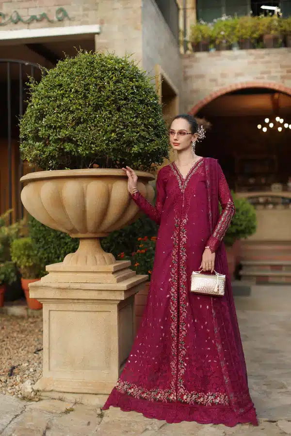 Saadia asad noor luxury eid schiffli laserkari '26|| d6 - a - zelina– detail view 2 Saadia Asad Noor Luxury Eid Schiffli Laserkari '26|| D6 - A - Zelina– detail view 2