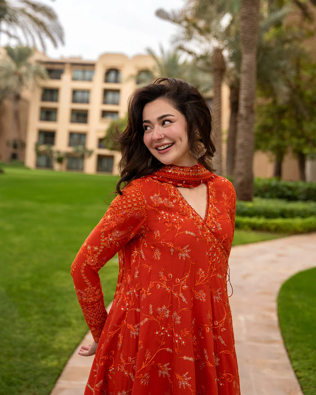 Hania aamir in faiza saqlain– detail view 2 Hania Aamir in Faiza Saqlain– detail view 2